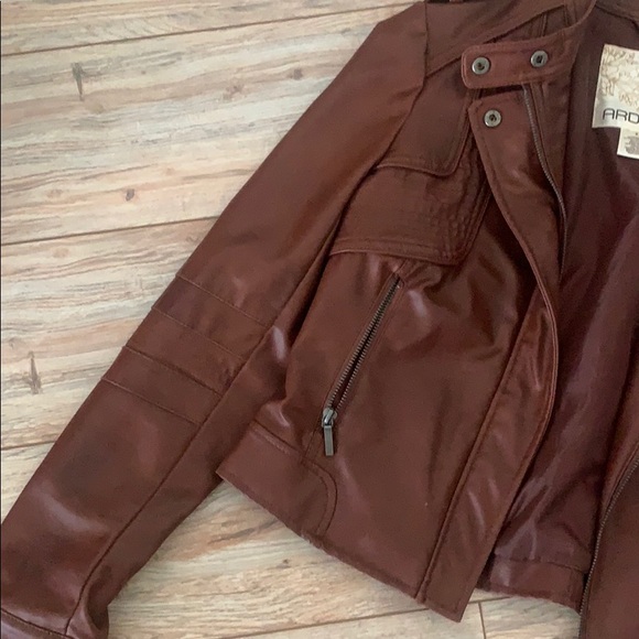 Arden B Dark Brown Jacket size small - Picture 3 of 4